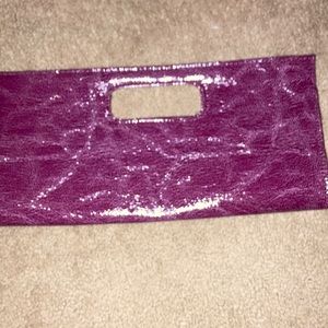 Vintage Vegan Leather Clutch